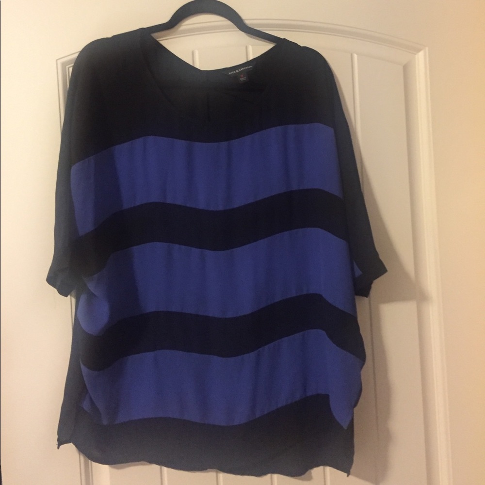 Rock & Republic oversized blouse 👚- size Medium