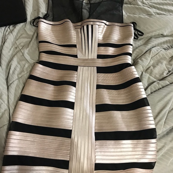 BCBG Champagne cocktail dress - Picture 2 of 3