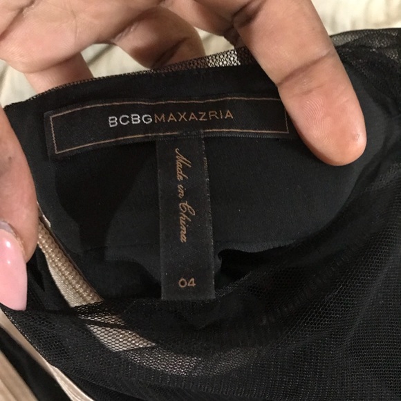 BCBG Champagne cocktail dress - Picture 3 of 3