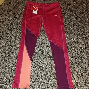 Puma girls athletic pants NWT size 8-10