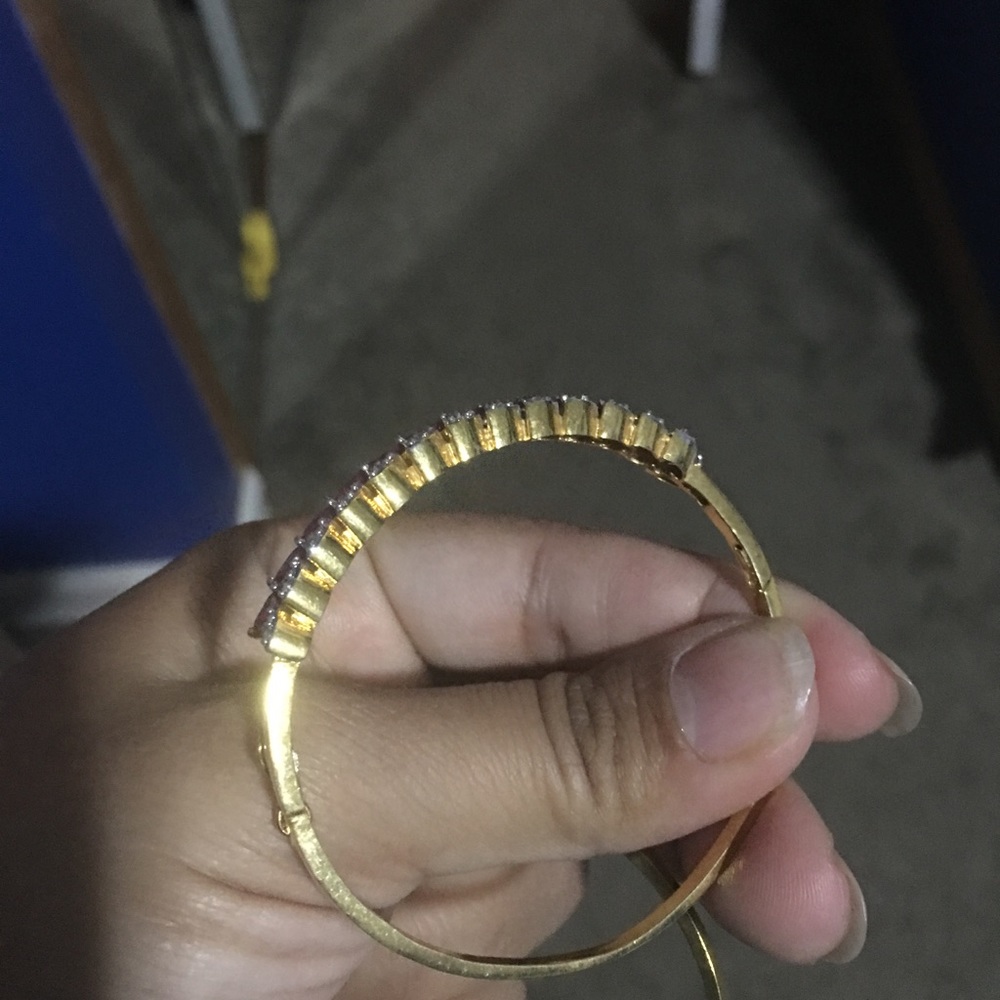 Ruby And Cubic Zarconia Bangle - image 3