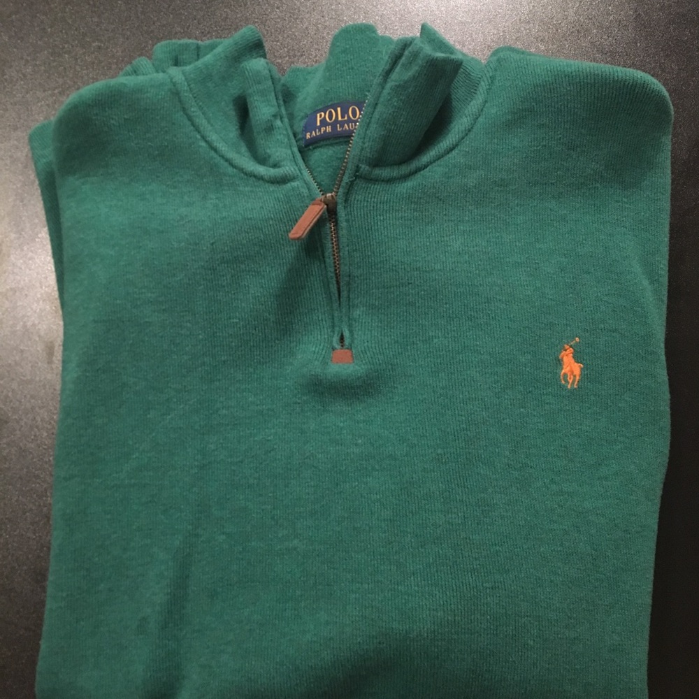 Green Polo Pull Over