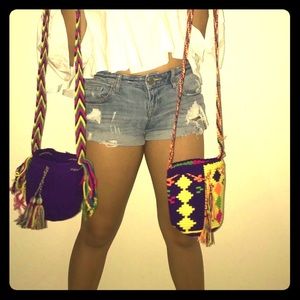 2 for 1!! 100% Authentic Medium/Small Wayuu Bags!