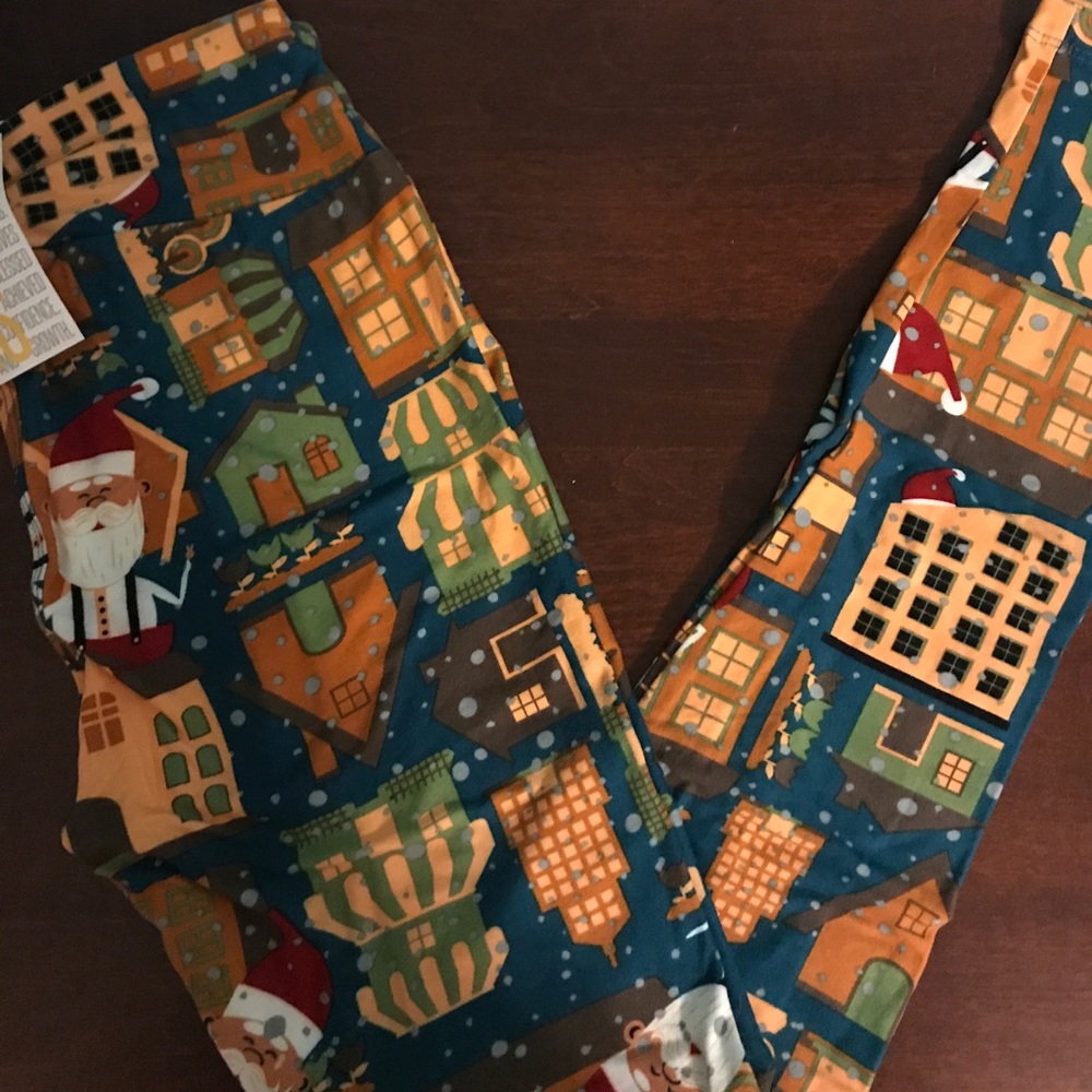 LuLaRoe Holiday Leggings OS