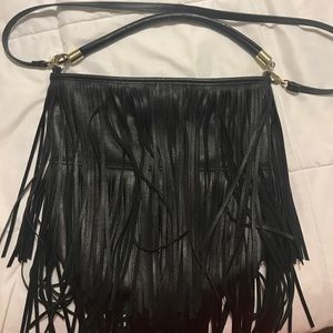 Fringe crossbody purse