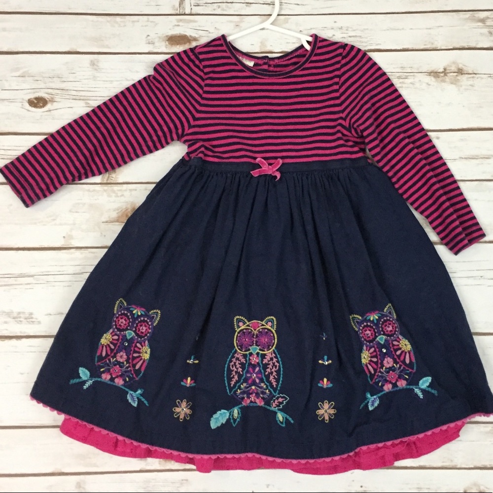 Monsoon Girls Owl Dress