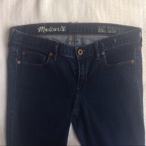Madewell rail straight blue jeans size 28 x 32