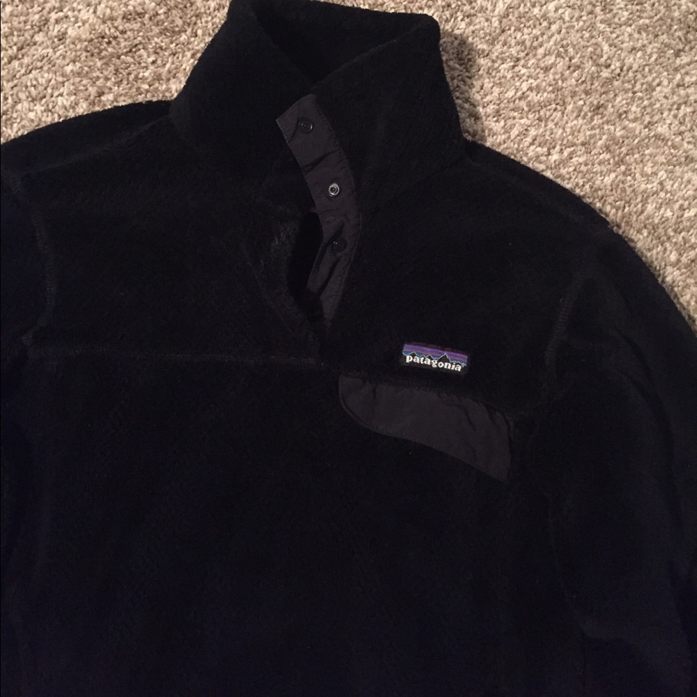 Patagonia fleece pullover -black