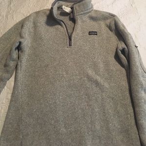 Patagonia women's better sweater pullover in gray