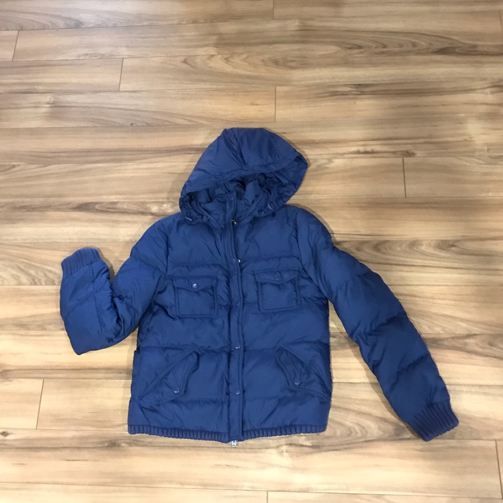 J. Crew warm down puffer jacket with hood