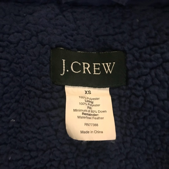 J. Crew warm down puffer jacket with hood - Picture 6 of 8