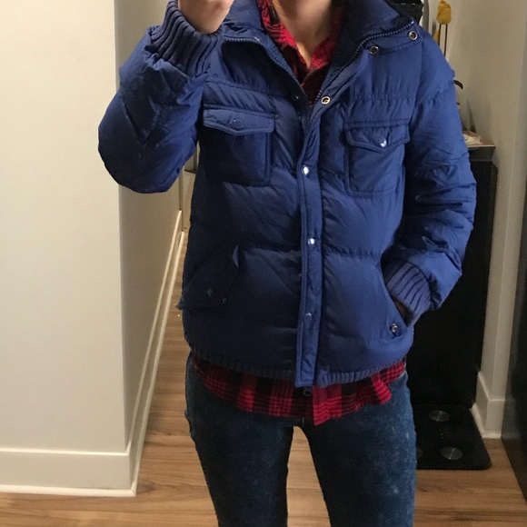 J. Crew warm down puffer jacket with hood - Picture 3 of 8