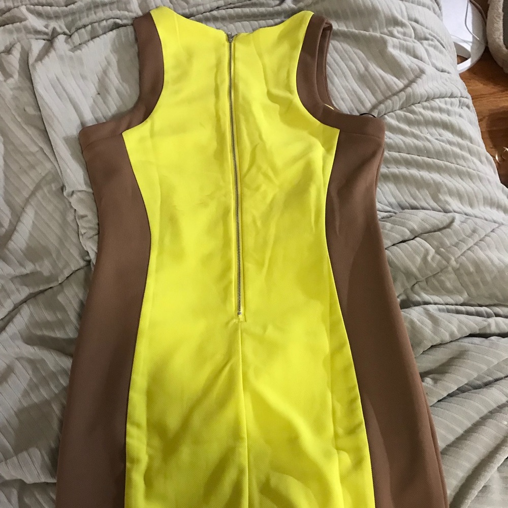 Kaii Liime green/ Brown dress