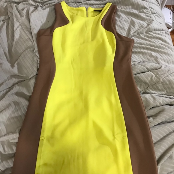 Kaii Liime green/ Brown dress - Picture 2 of 2
