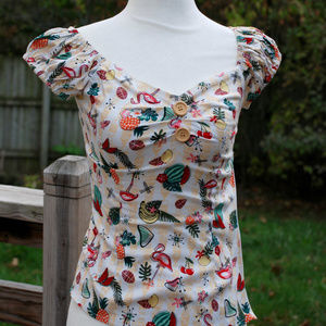 Collectif Tiki Peasant Top