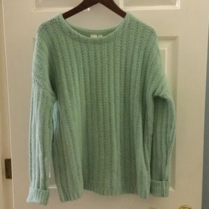 Light green sweater
