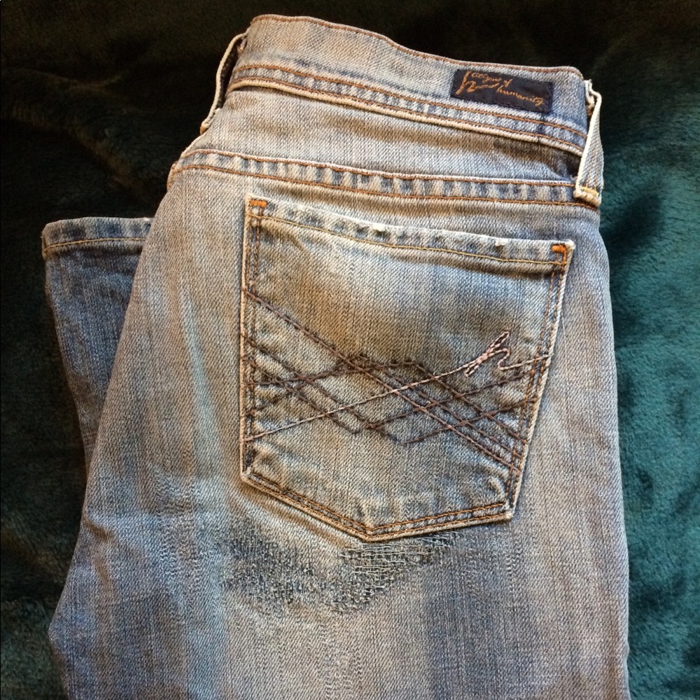 Bell bottom jeans