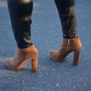 Micheal Kors "HAVEN" heeled booties