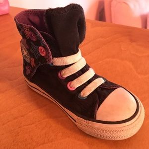 Toddler girl Chuck Taylor high top sneaker