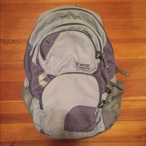 ❗️last chance❗️Purple gray Trans Jansport Backpack