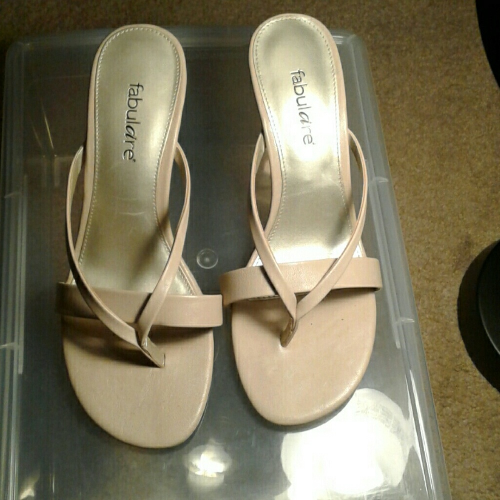 Brown openback Heels