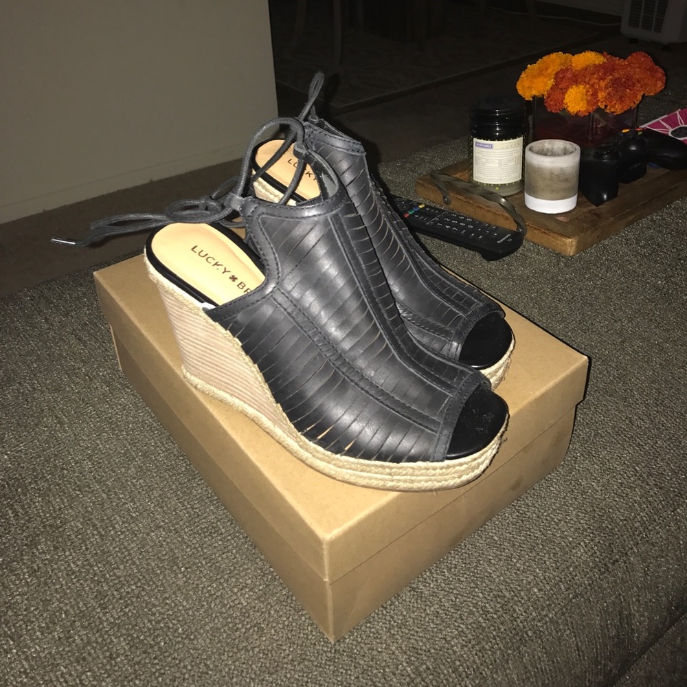 Laceey Lucky Brand Wedges