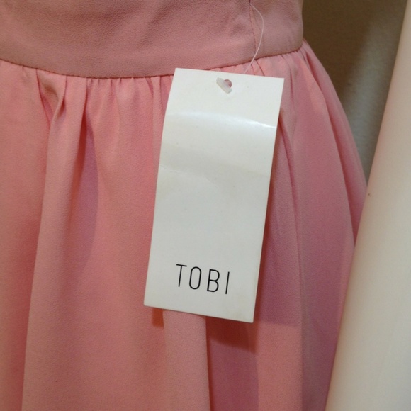 SOLD. Tobi Blush Pink Dress - Picture 4 of 4