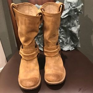 Frye Harness Round Toe Women’s Boots