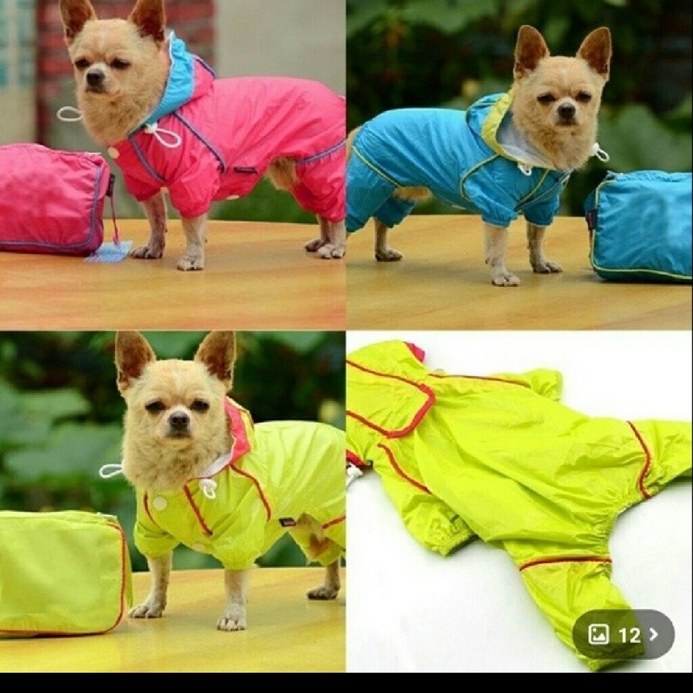 Pets raincoat small dog raincoat waterproof