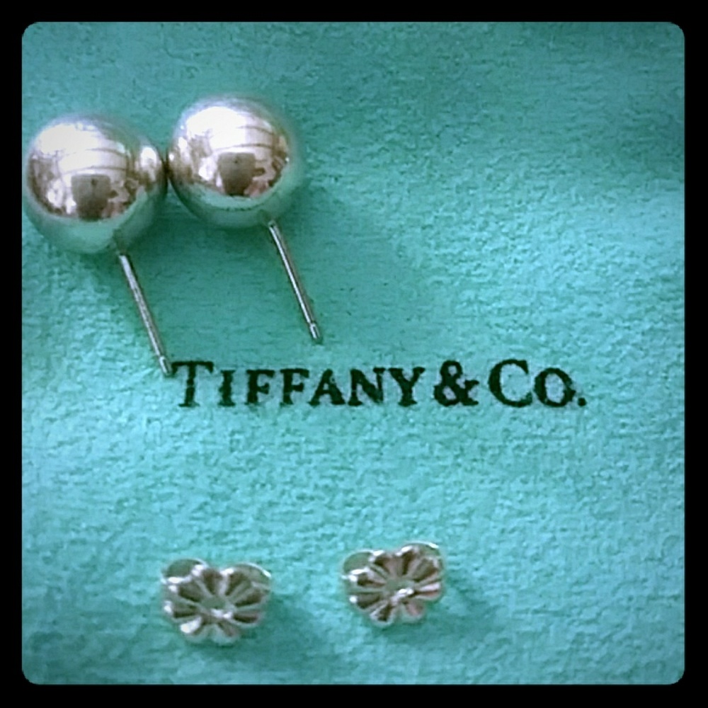 🌟TIFFANY'S- "RARE SIZE" (10mm) BALL EARRINGS
