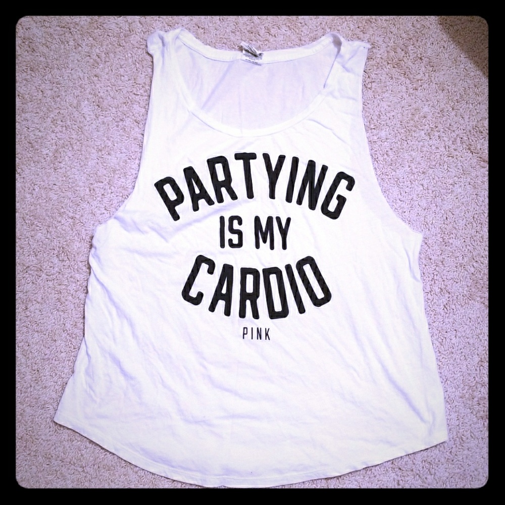 VS pink tank top