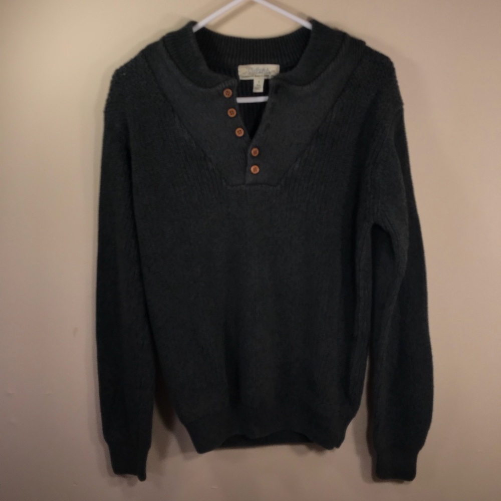 Cabela’s Men’s Green Knit Sweater Size S