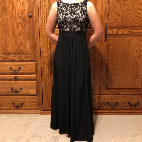 Eliza J Dresses & Skirts - Eliza J New York Black & Cream Lace Evening Dress