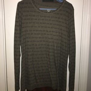 Long sleeve army green shirt