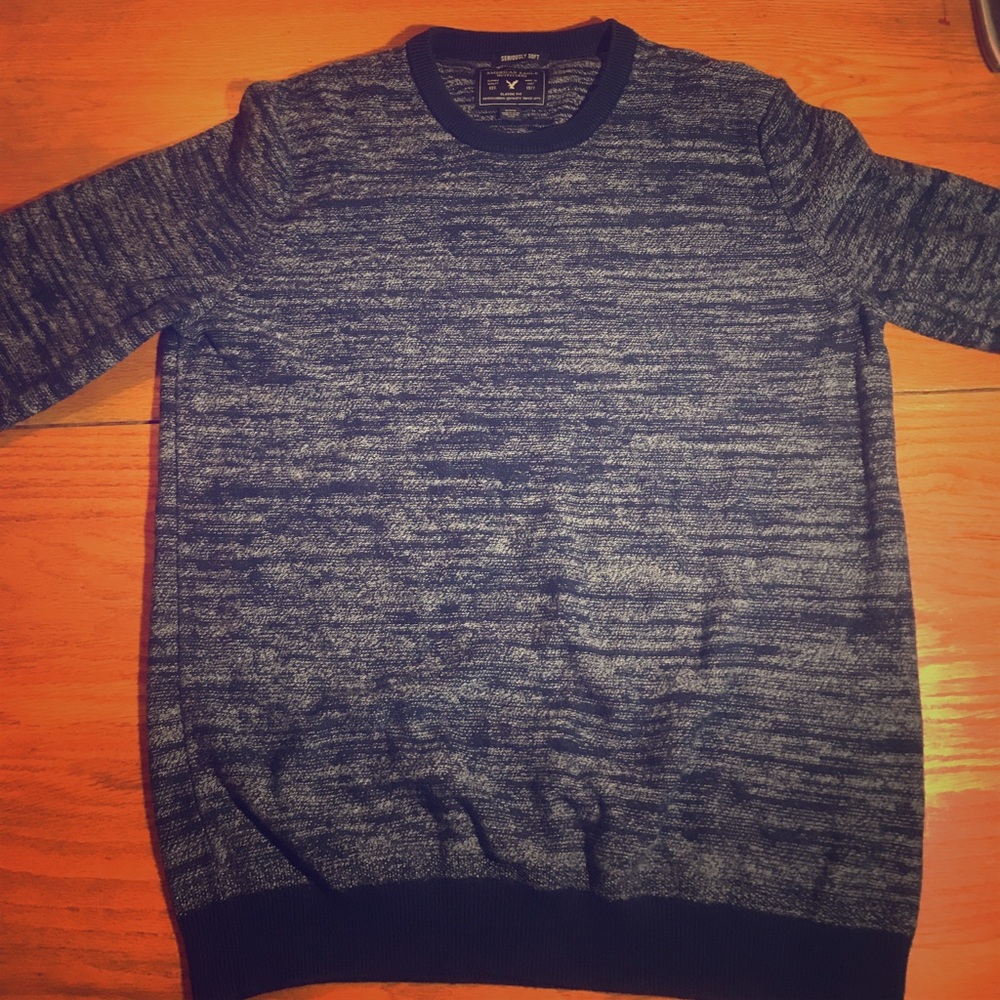 American Eagle Navy Seriously Soft Sweater Medium