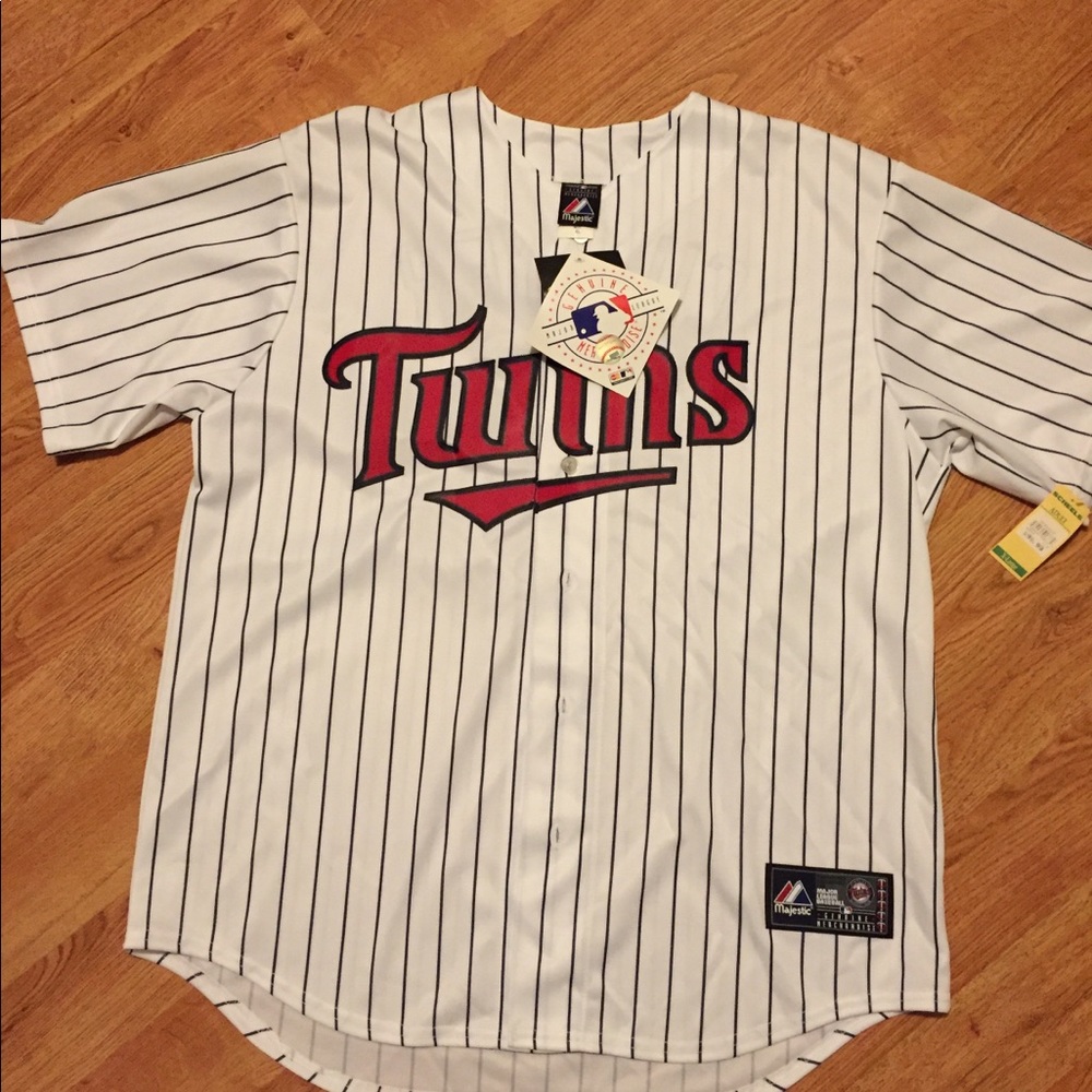 Genuine MLB jersey Minnesota Twins white size XL