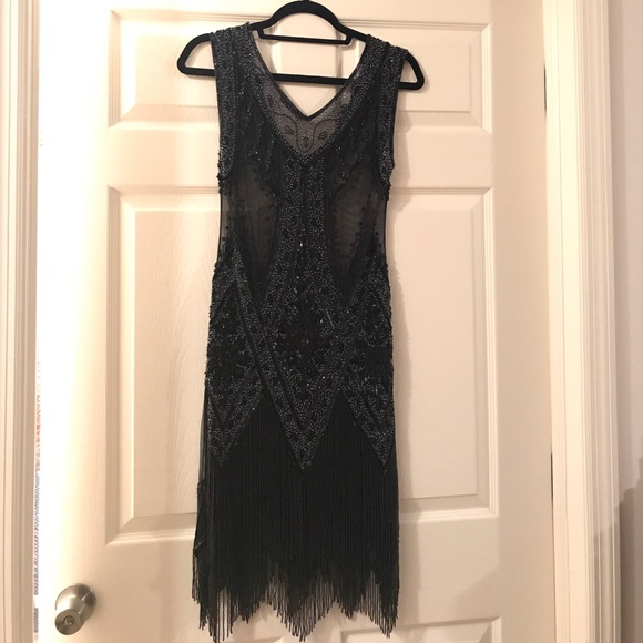 Formal 1920s-styled flapper dress - Picture 4 of 6