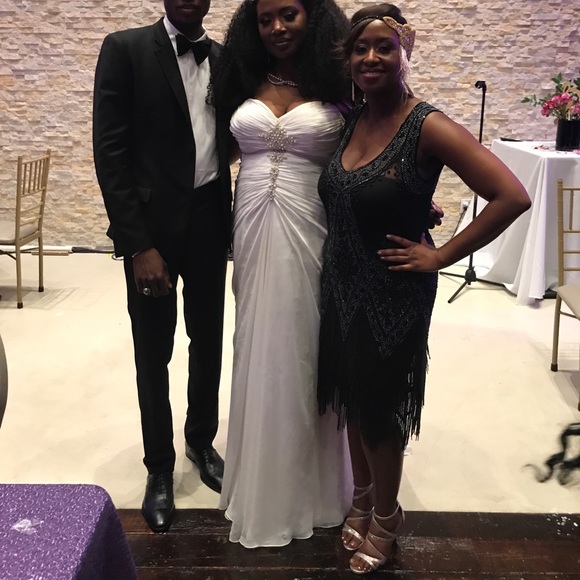 Formal 1920s-styled flapper dress - Picture 5 of 6