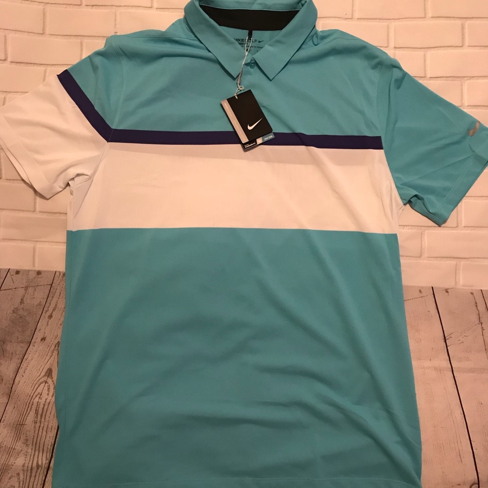 NWT MEN’S DRIFIT NIKE GOLF 🏌️ POLO 👕 SIZE L