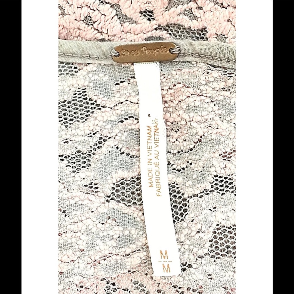 Free People County Fair Banded Bottom Lace Top - Picture 8 of 8
