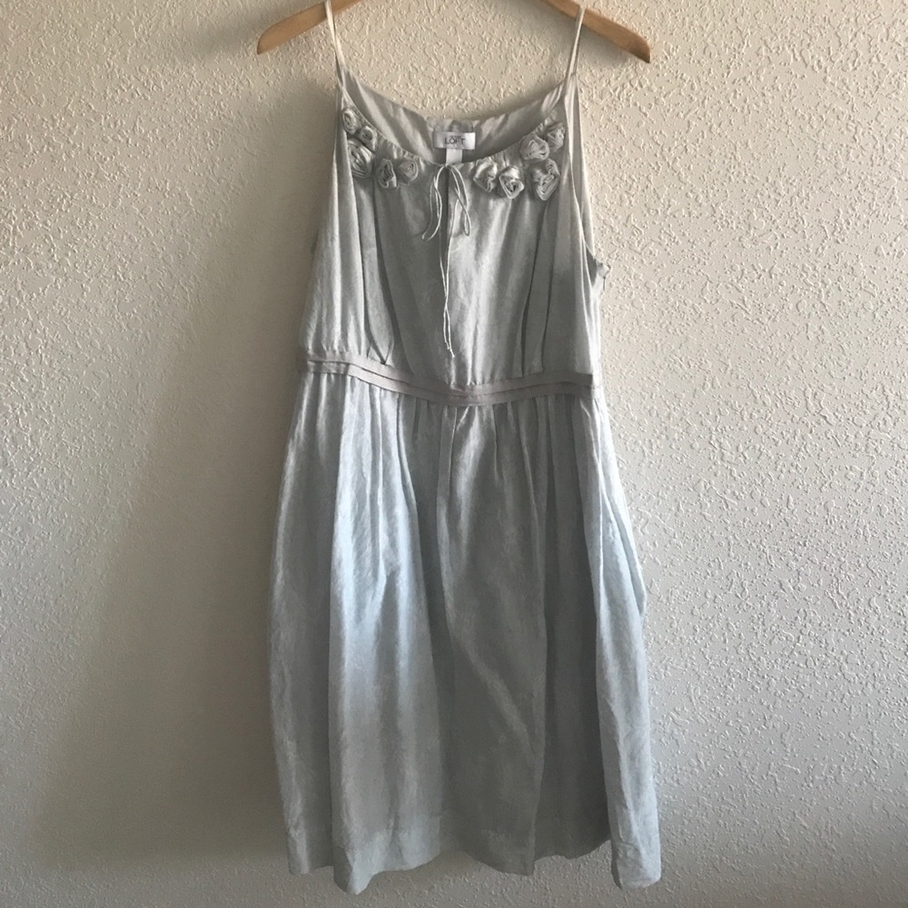 LOFT Silk Blend Dress