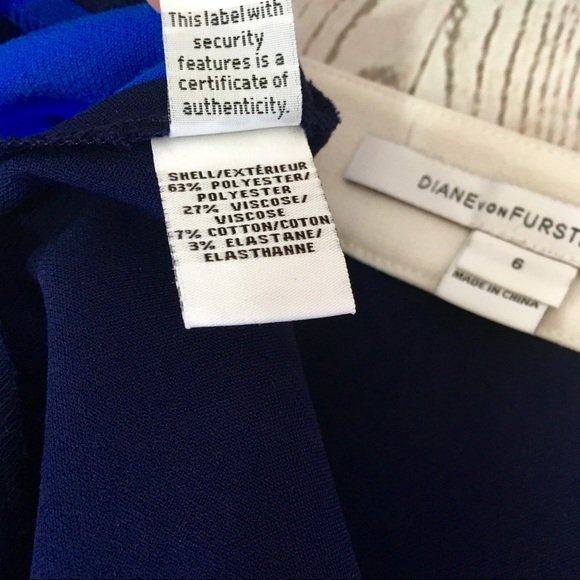 Diane von Furstenberg color block Sloane skirt. - Picture 7 of 7