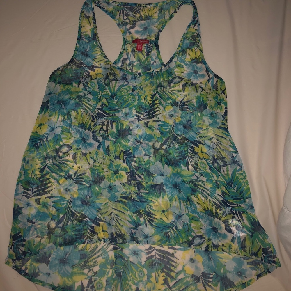 hawaiian racerback tee