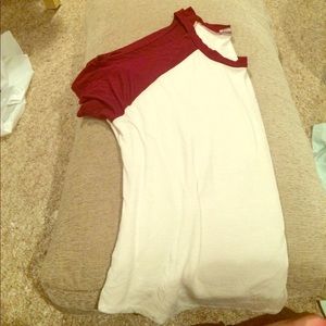 Cold shoulder t shirt