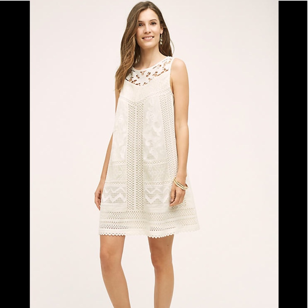 Anthropologie Cottonwood Swing Dress