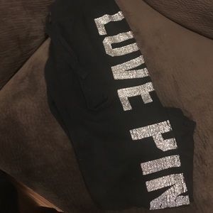 Victoria’s secret sweat pants!