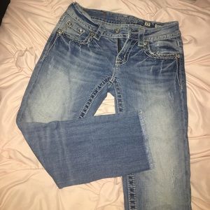 Miss me cuffed capri