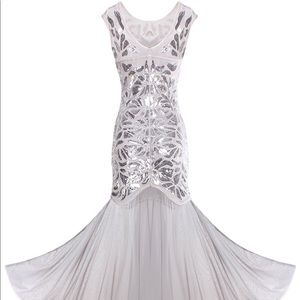 Long Dress with sequins