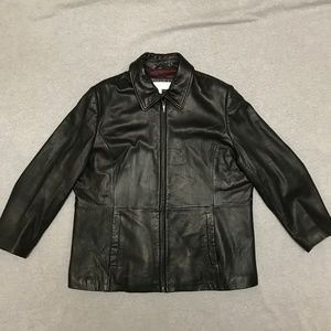 Liz Claiborne Woman 100% Leather Jacket