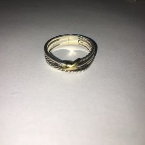 David Yurman X Crossover Ring Size 7